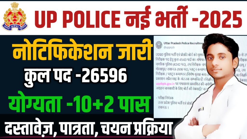 UP Sub Inspector Constable Upcoming Bharti 2025
