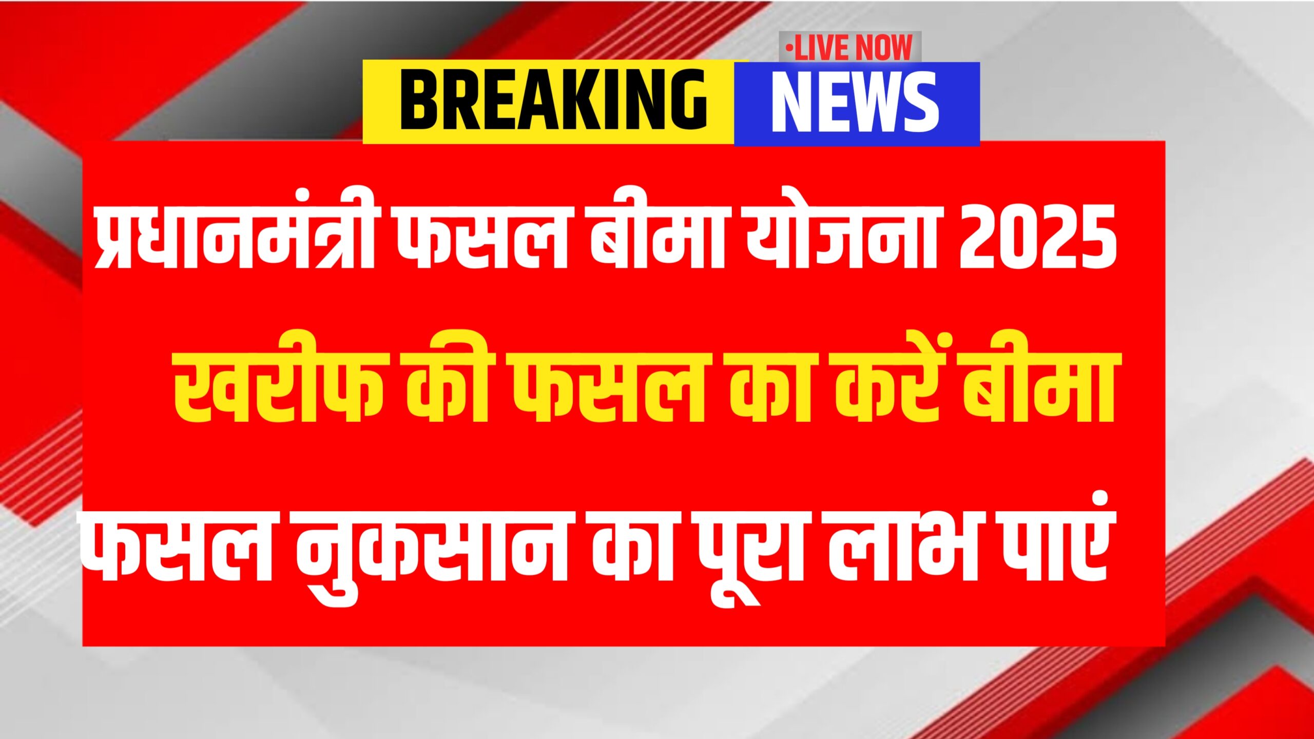 PM Fasal Bima Yojana Online 2025