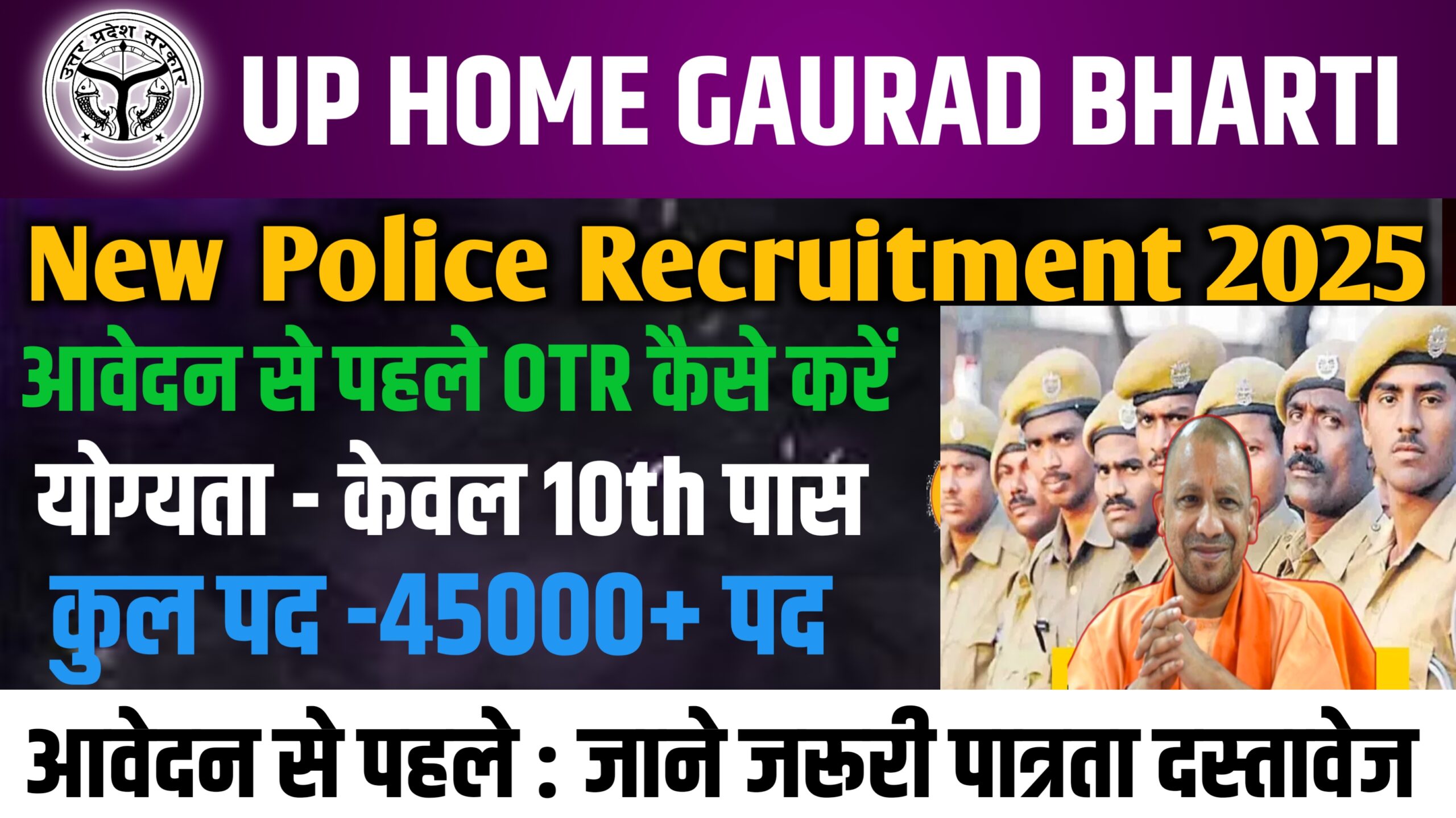 UP Home Guard New Bharti 2025