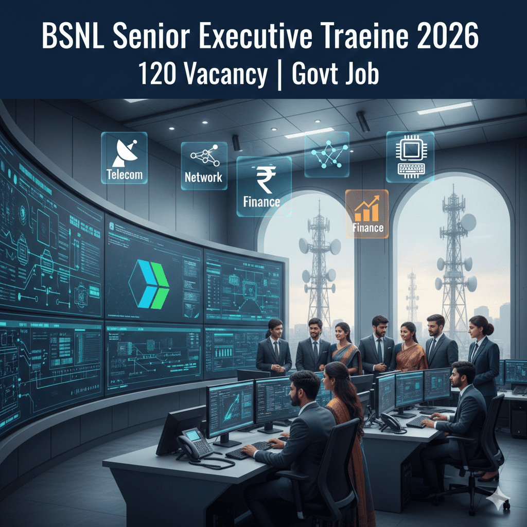 BSNL Senior Executive Trainee Recruitment 2026