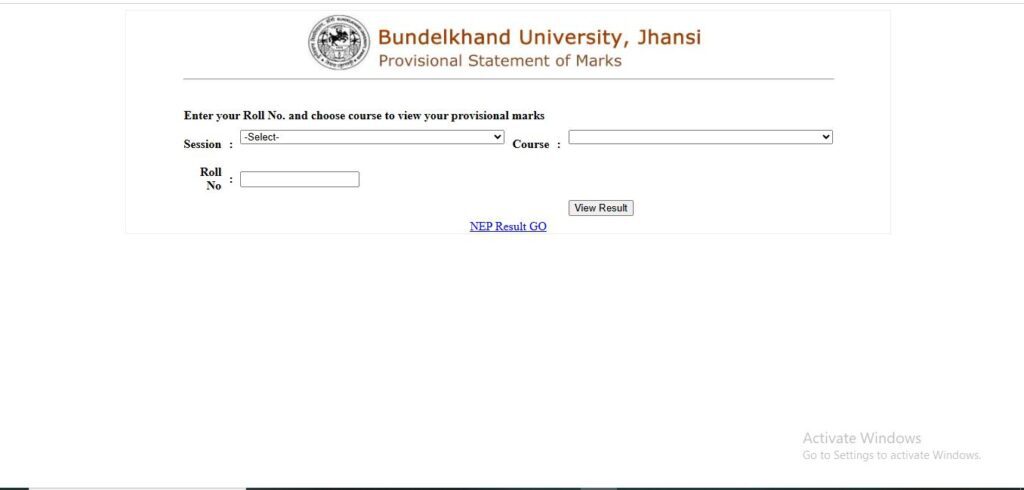 Bu Jhansi Result 2026: अब सभी कोर्स का परिणाम देखे बस एक क्लिक में ही bu jhansi result today