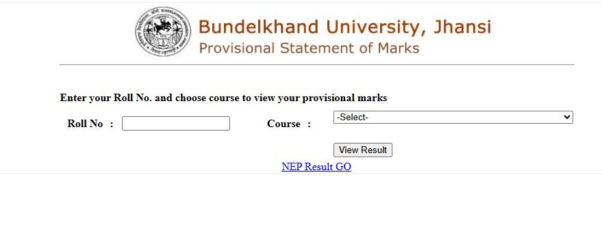 Bu Jhansi Result 2025
