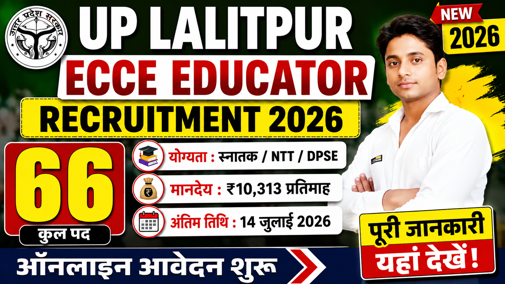 UP Lalitpur ECCE Educator Recruitment 2026