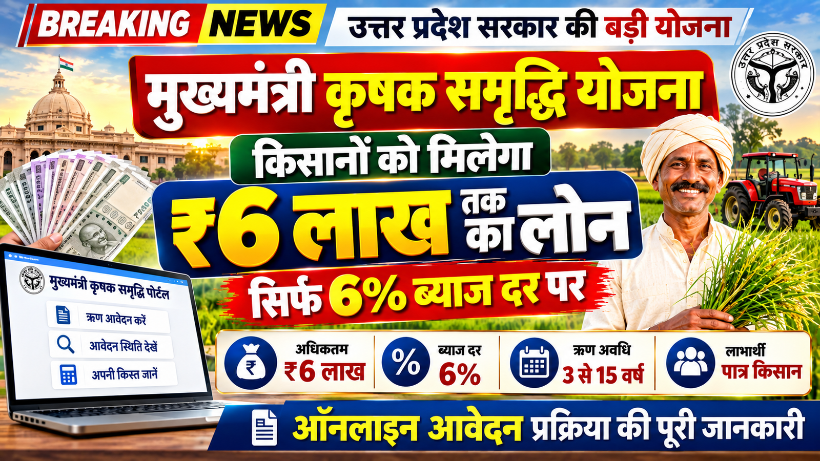 मुख्यमंत्री कृषक समृद्धि योजना 2026