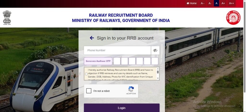 Railway Recruitment Board (RRB)