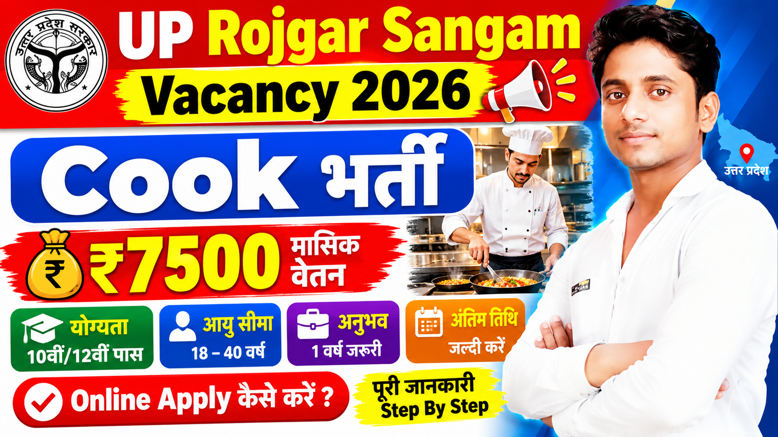 UP Rojgar Sangam Vacancy 2026
