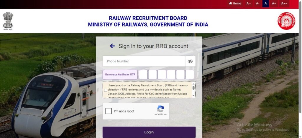 RRB NTPC Graduate Level Recruitment 2026 :